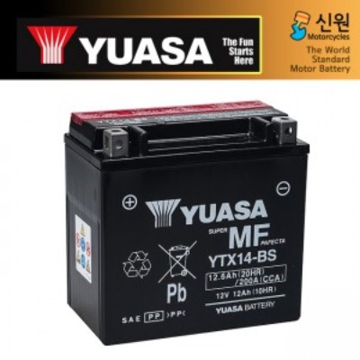 YUASA 유아사 USA 밧데리(배터리) YTX14-BS(YUASA)